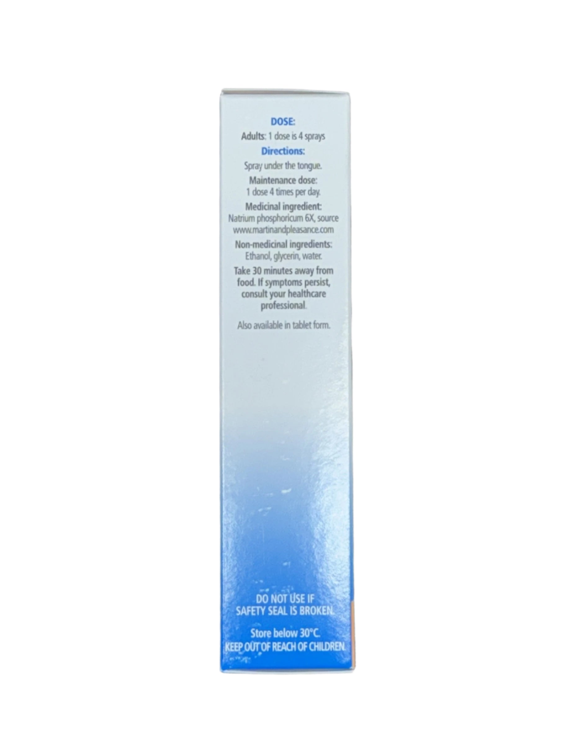 Schuessler Salt Nat Phos 6X Oral Spray