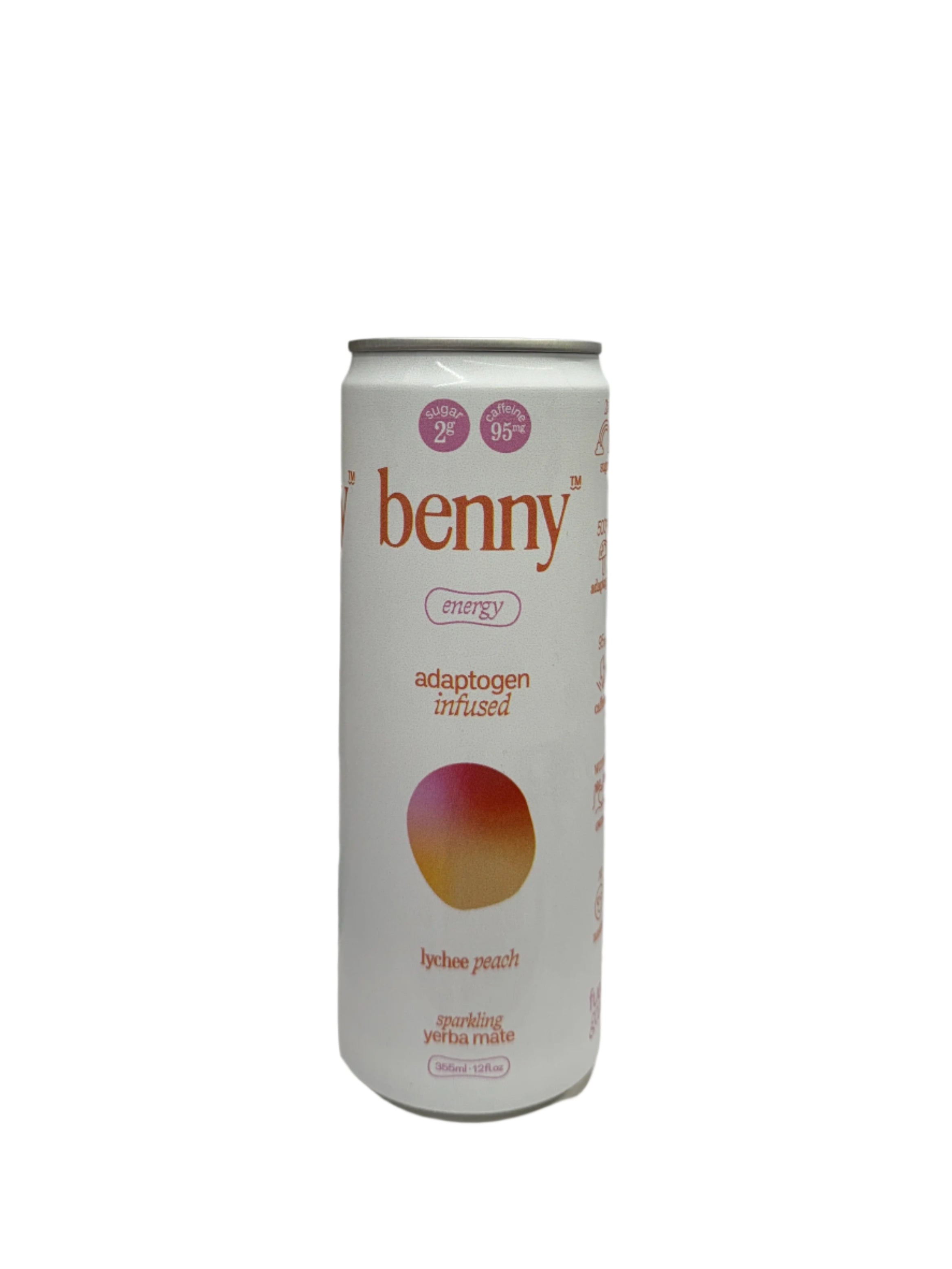 Benny Peach Lychee + Ashwagandha Nourishing Energy Drink