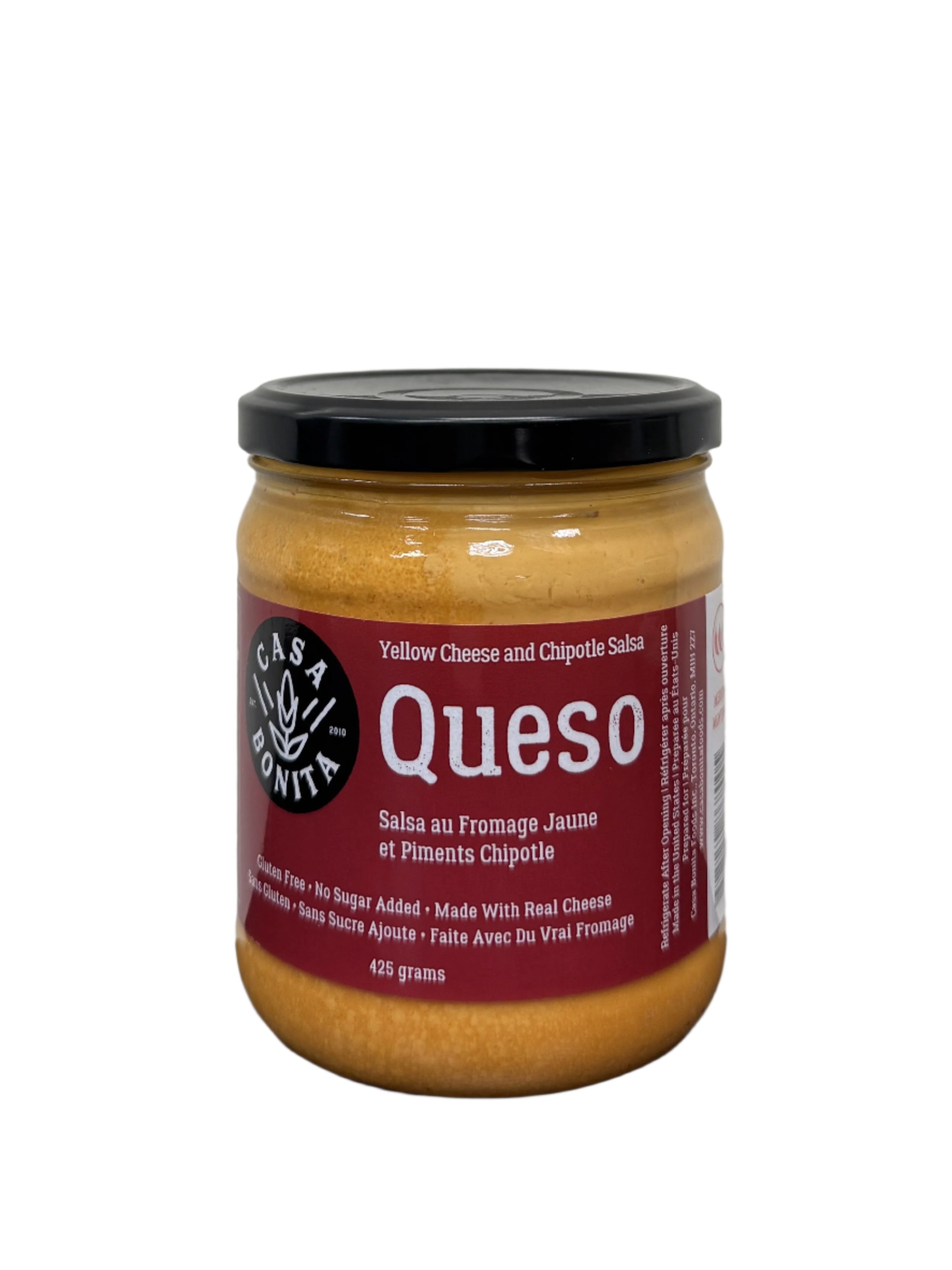 Yellow Cheese and Chipotle Salsa