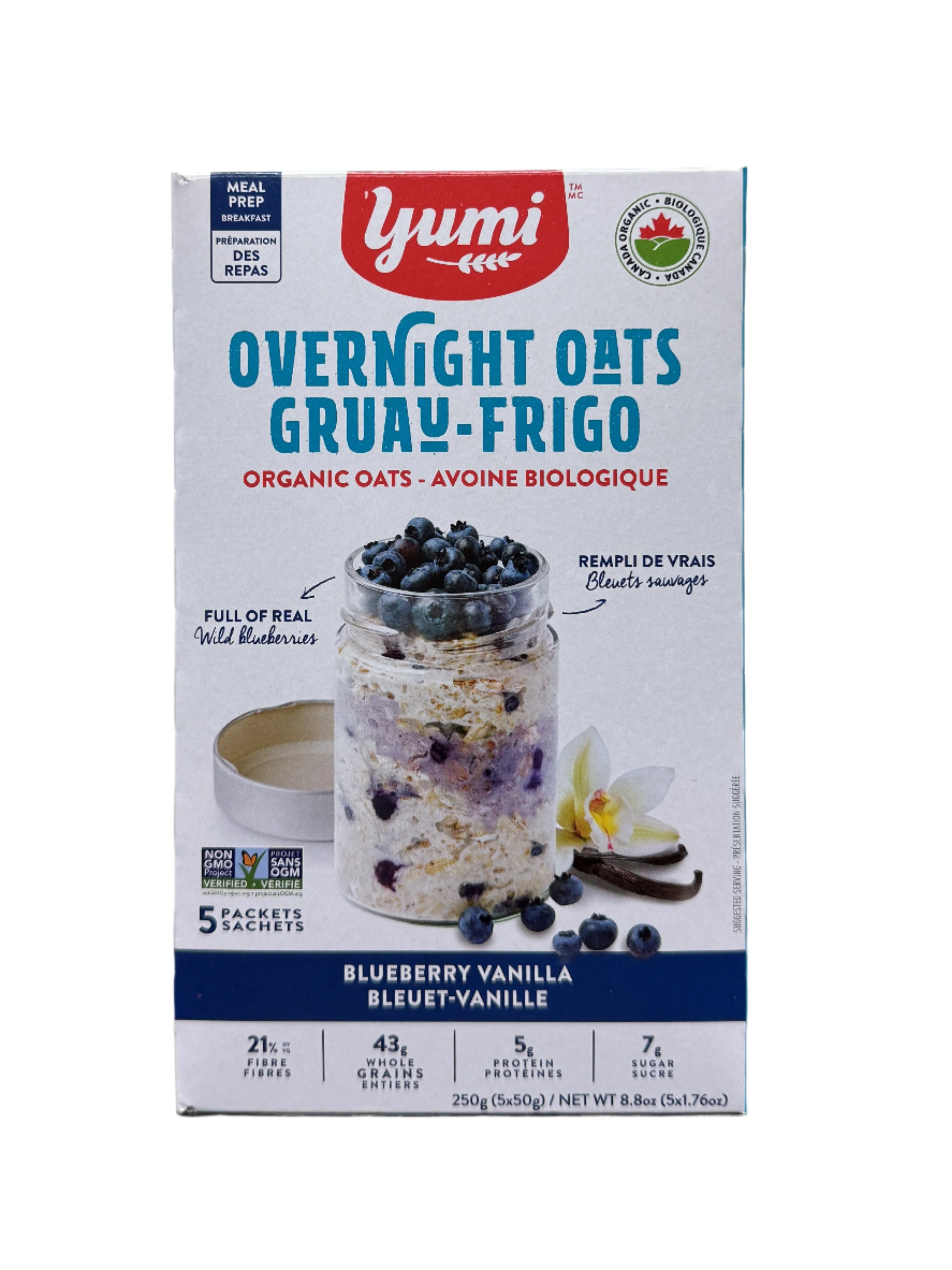 Yumi Blueberry Vanilla Overnight Oats