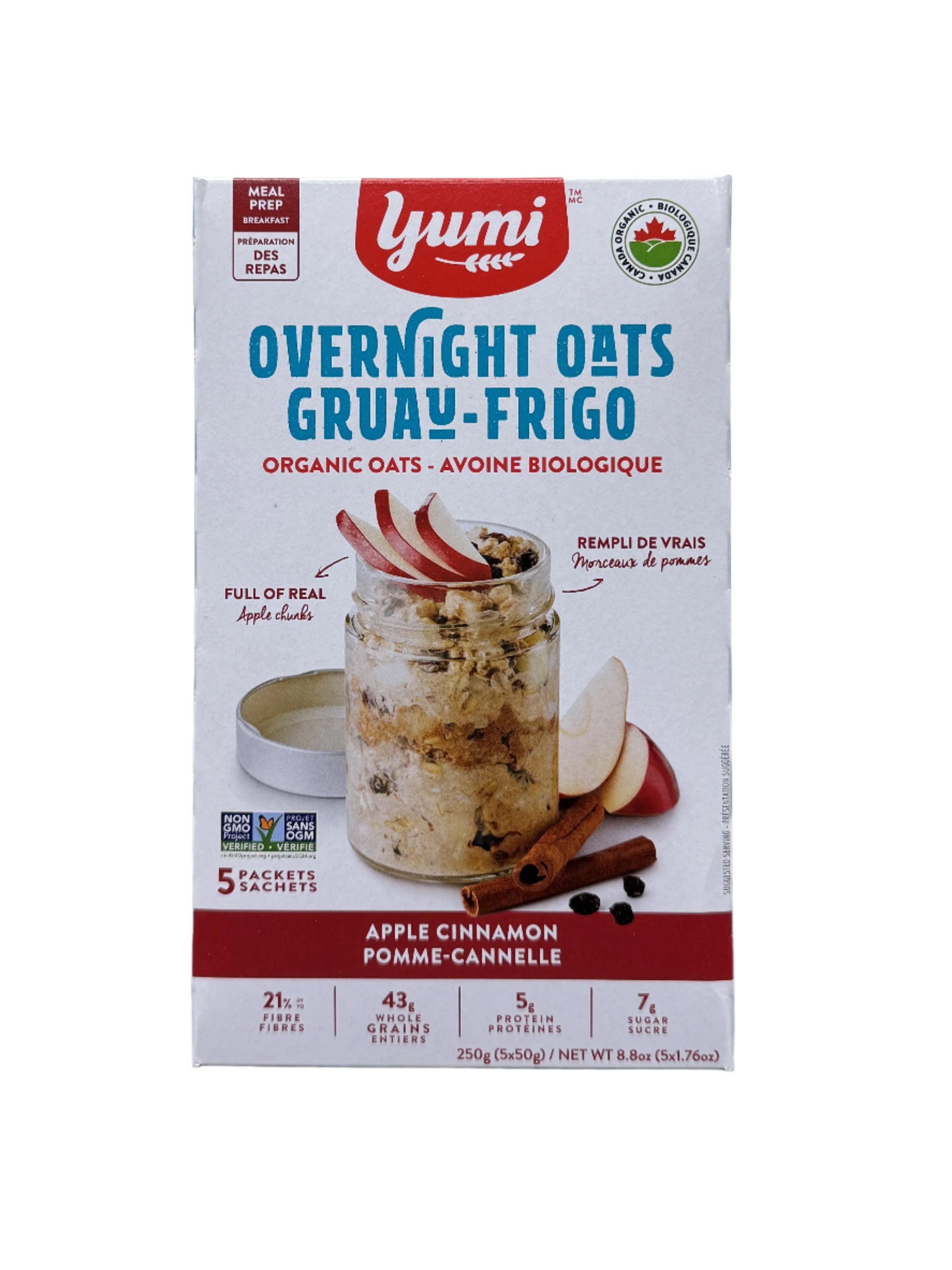 Yumi Apple Cinnamon Overnight Oats