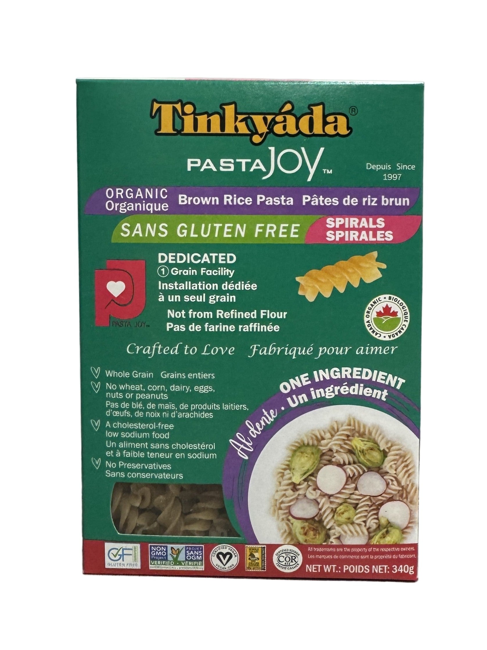 Organic Brown Rice Spirals