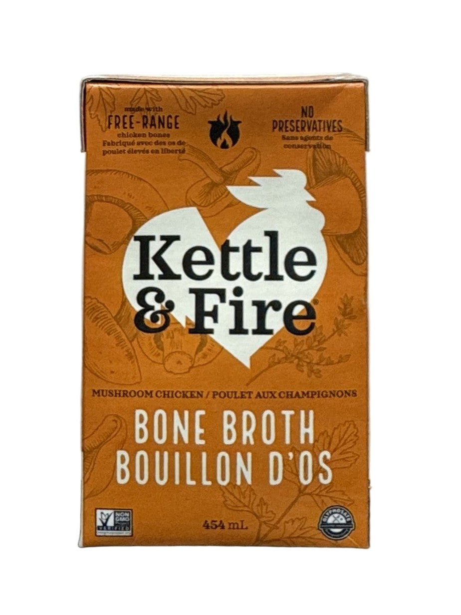 Mushroom Chicken Bone Broth