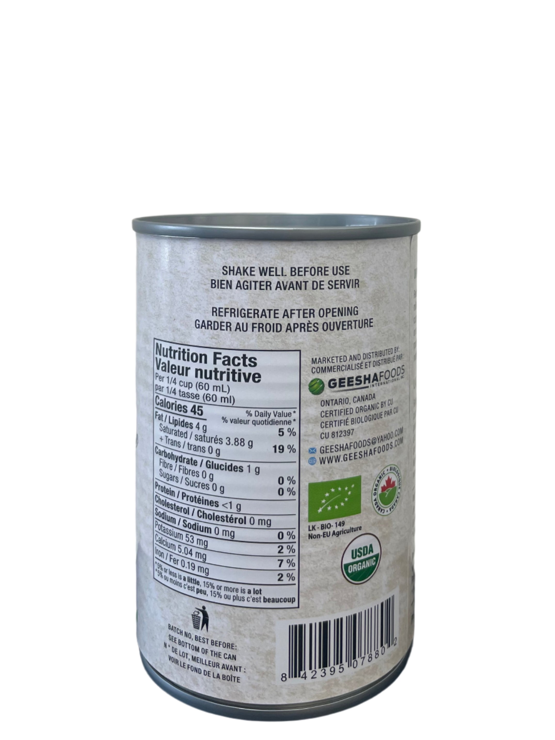 Org Green Curry Coconut Milk