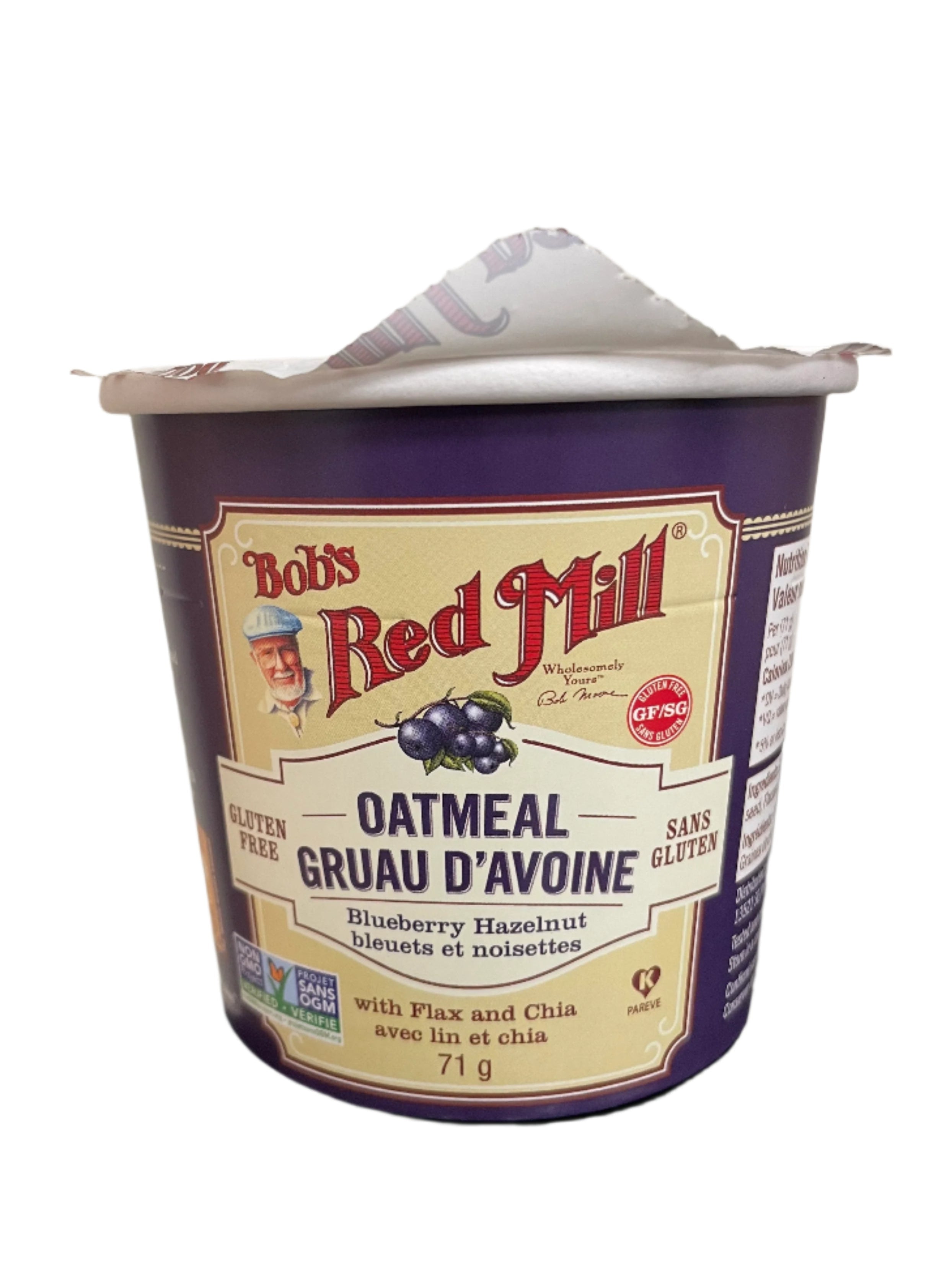 Gluten Free Blueberry Hazelnut Oatmeal