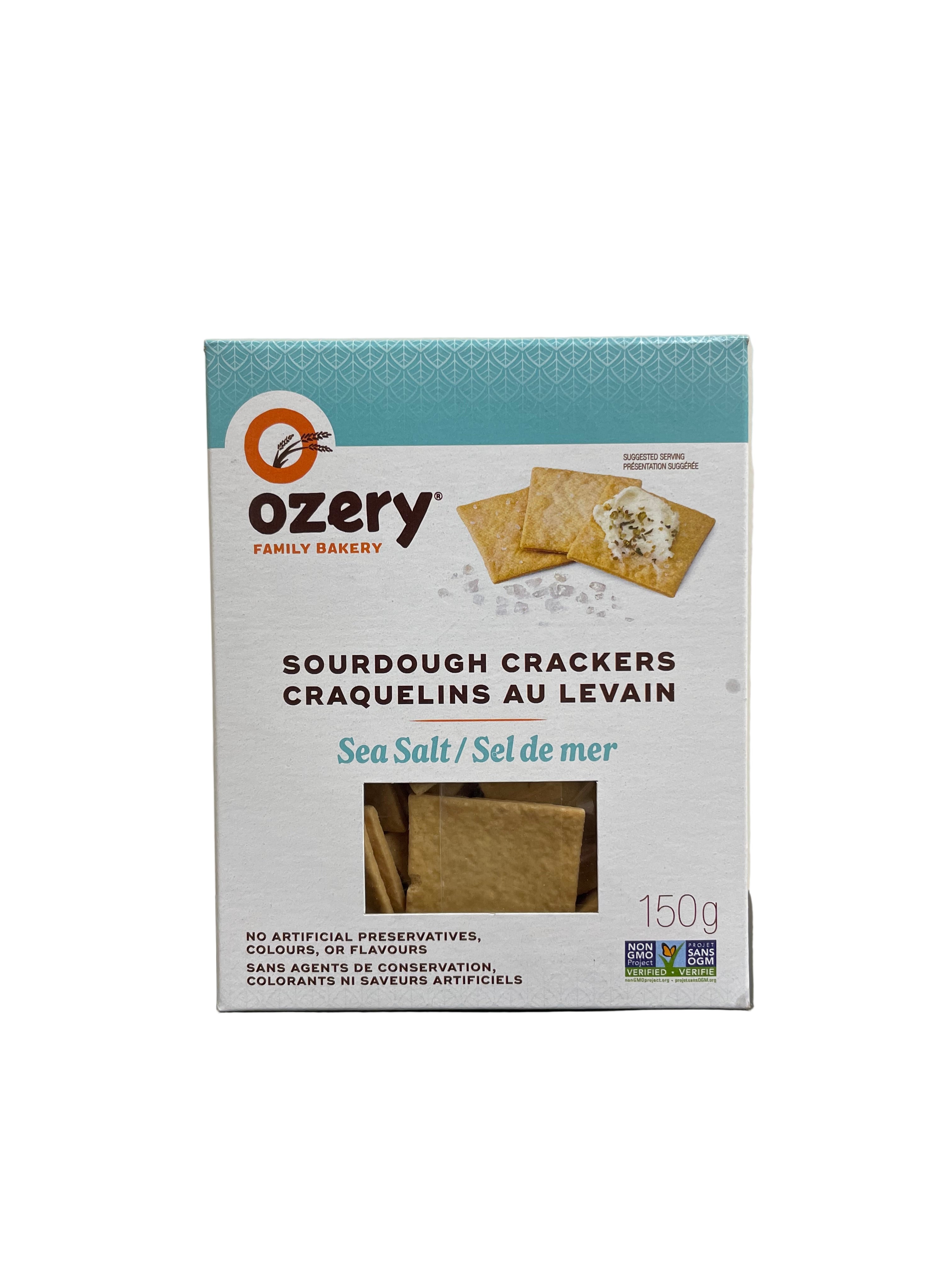 Ozery Bakery Sea Salt Sourdough Crackers