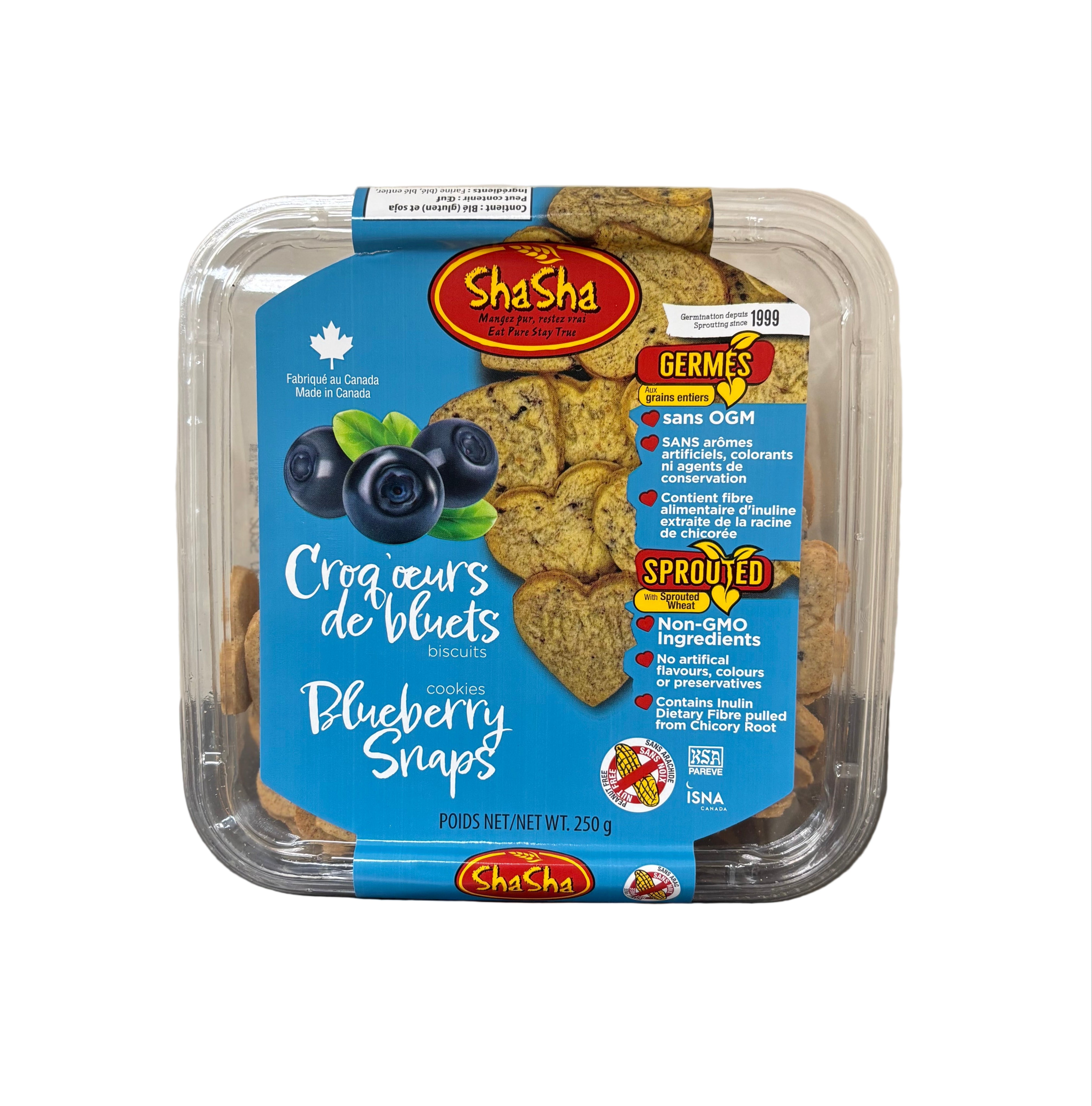 Shasha Blueberry Snaps