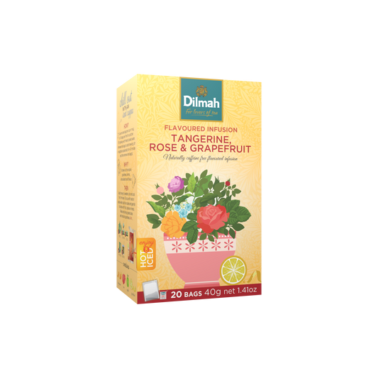 Dilmah Tangerine, Rose & Grapefruit Infusion Tea