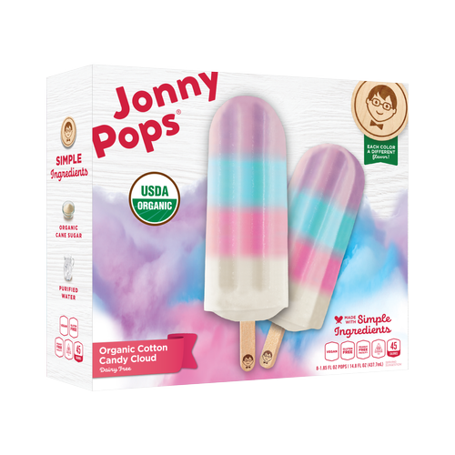 Organic Cotton Candy Cloud Pops