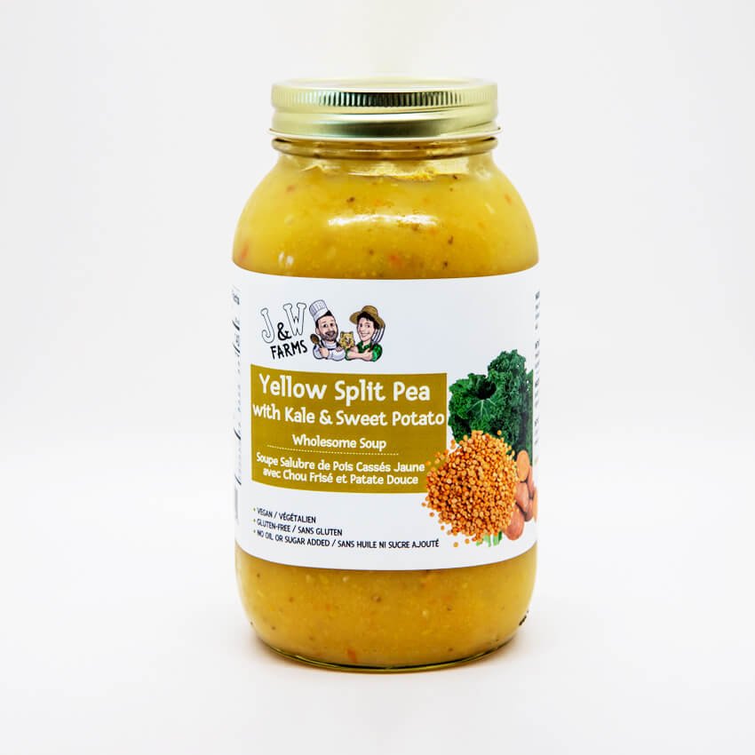 Toronto Gourmet Yellow Split Pea with Kale & Sweet Potato Soup