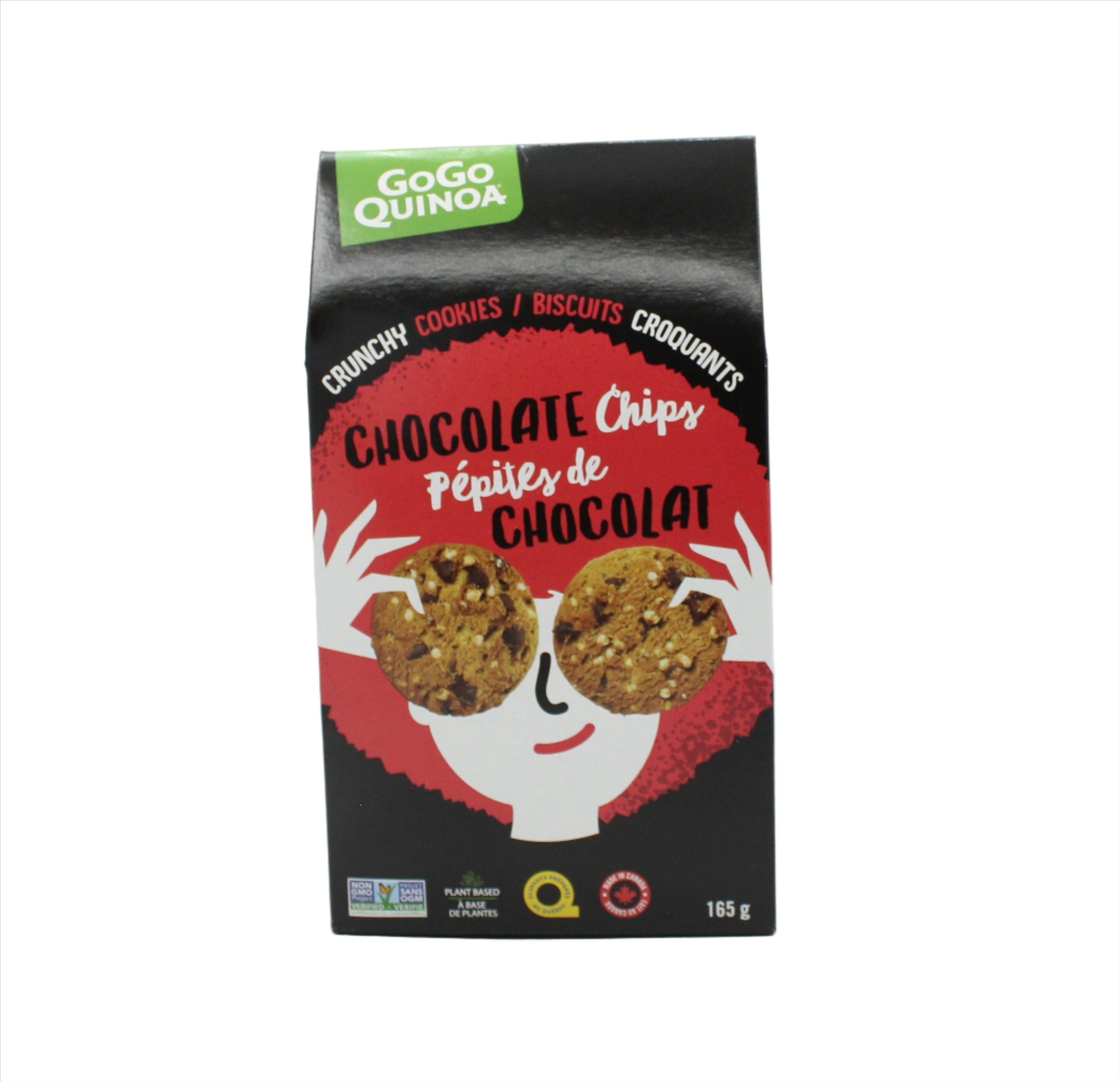 GOGO QUINOA Gluten Free Dark Chocolate Chip Quinoa Cookies