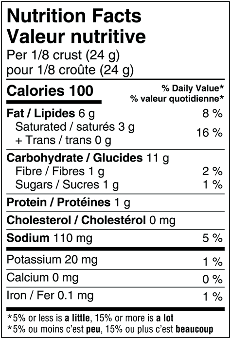 Kinnikinnick Gluten Free Pie Crust