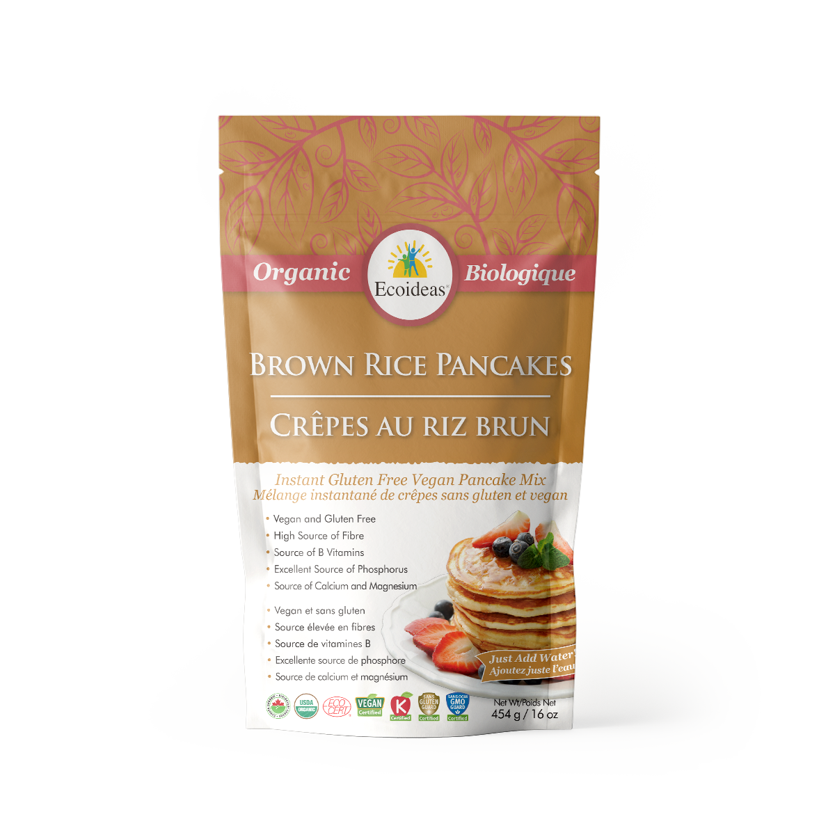 Organic Brown Rice Pancake Mix
