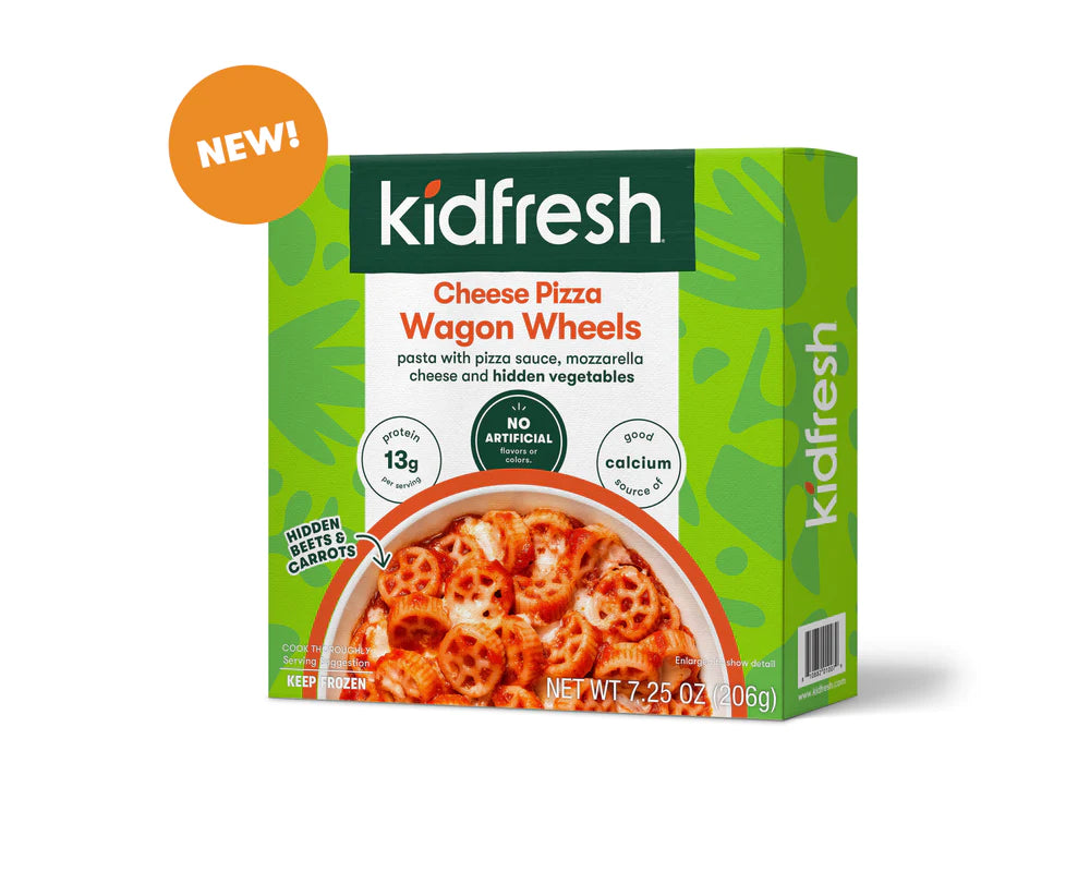 kidfresh Cheese Pizza Wagon Wheels