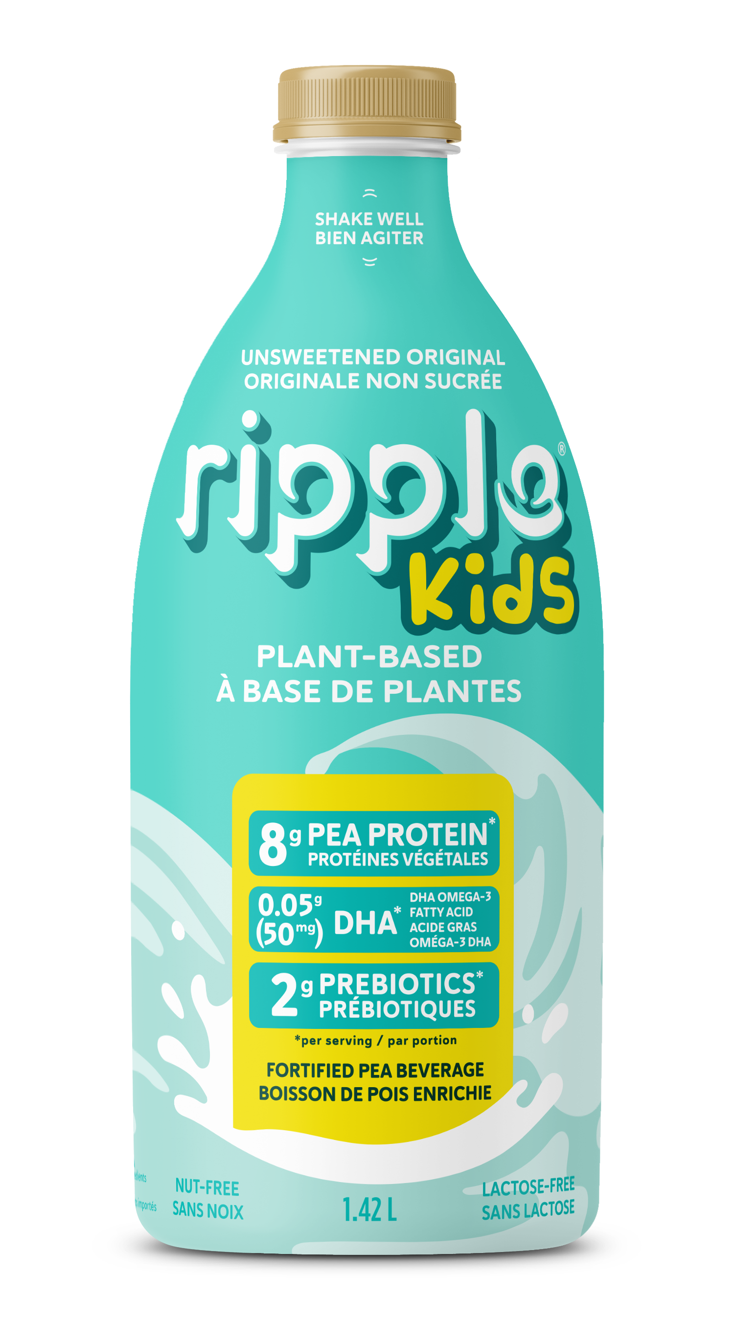 Ripple Kids Unsweetened Original Pea Beverage