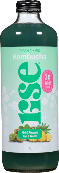 Low Sugar Kiwi & Pineapple Kombucha
