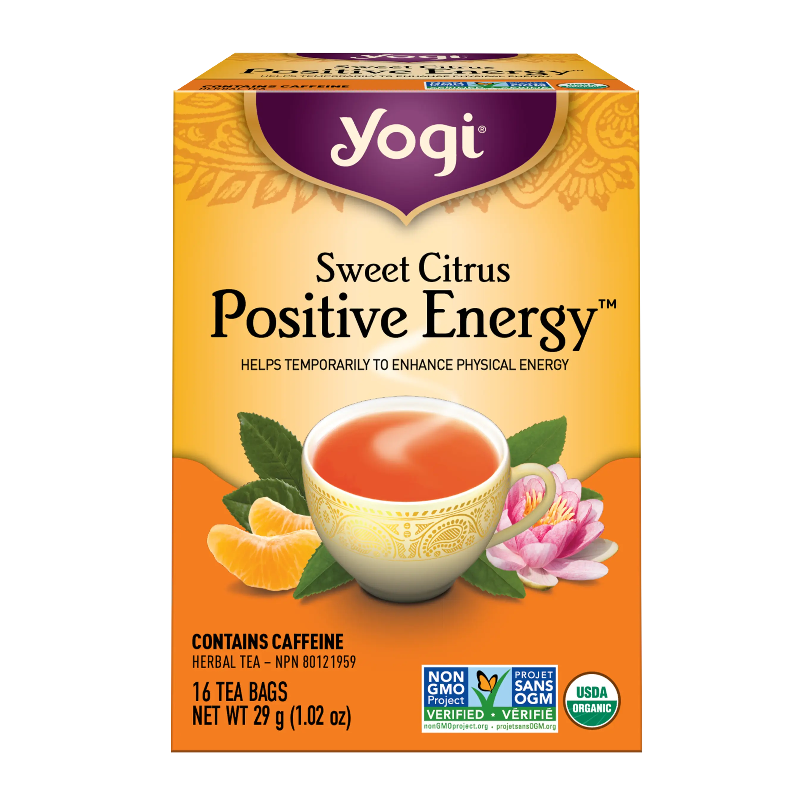 Sweet Citrus Positive Energy Tea