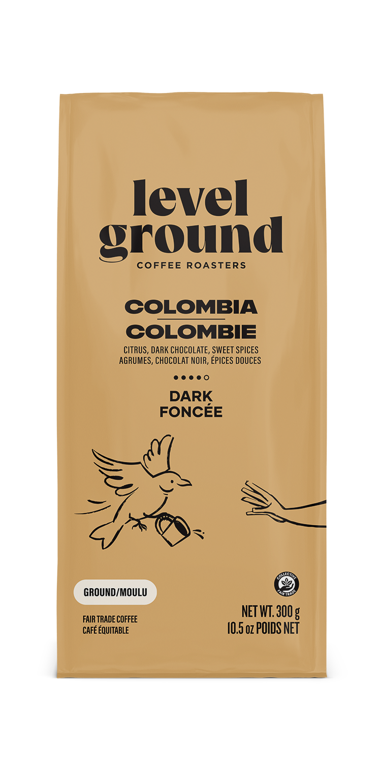 Level Ground Colombia Ground Coffee