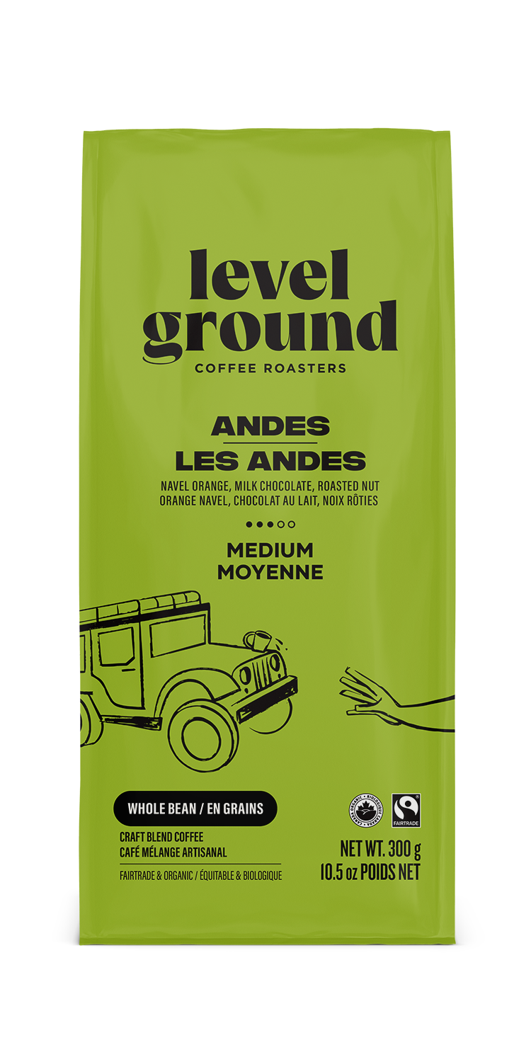 Level Ground Organic Andes Mountain Whole Bean
