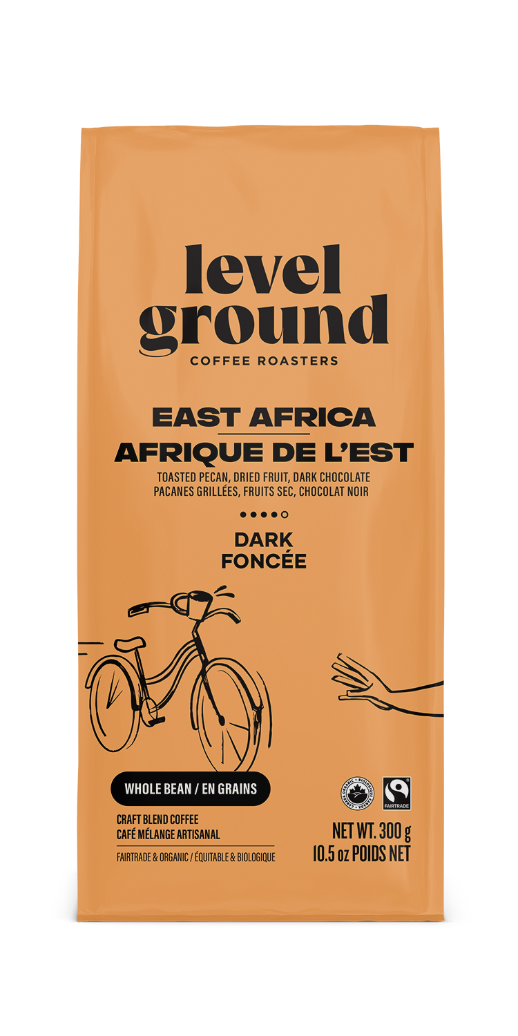 Level Ground East Africa Dark Roast Whole Coffee Bean