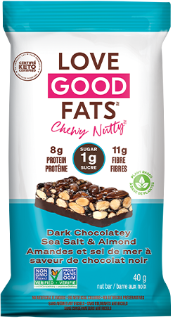 Love Good Fats Dark Chocolate Sea Salt & Almond Keto Bar