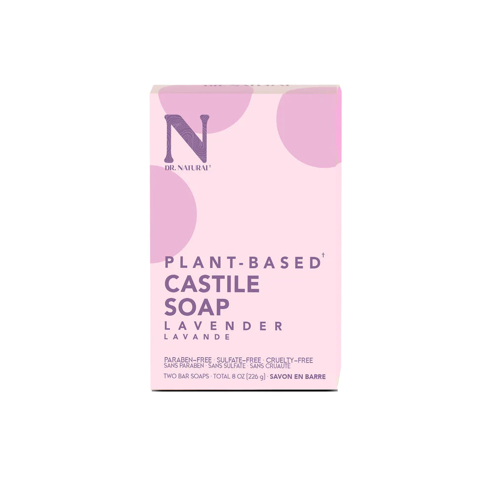 Dr. Natural Plant-Based Lavender Castile Soap