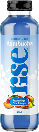 Rise Organic Peach & Mango Kombucha