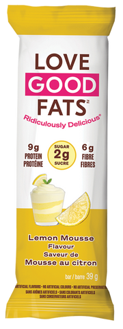 Love Good Fats Lemon Mousse Snack Bar