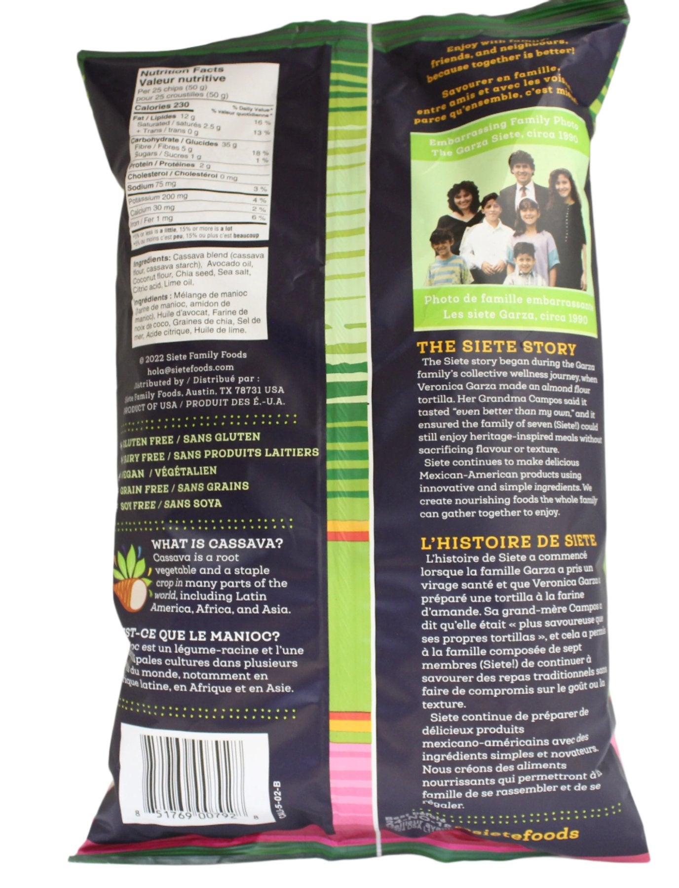 Siete Grain Free Lime Tortilla Chips