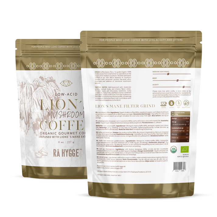 Ra Hygge Lion's Mane Ground Coffee