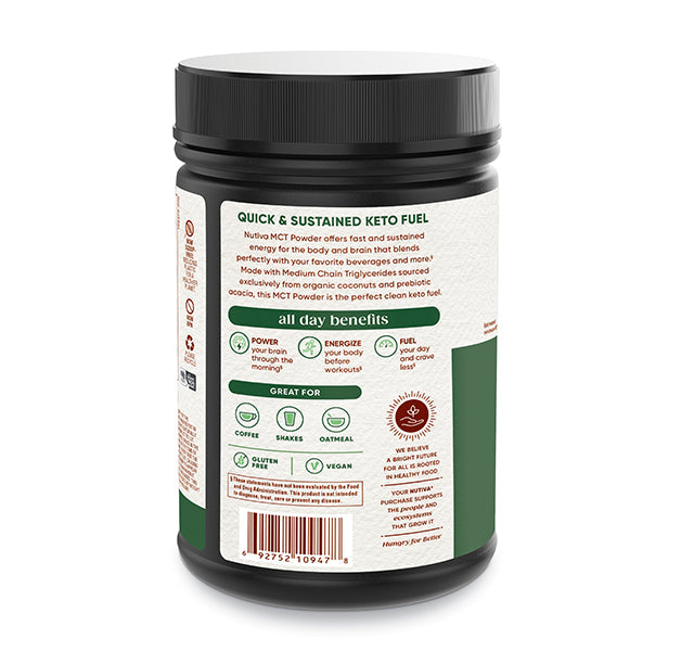 Organic Mct Powder With Acacia Fibre