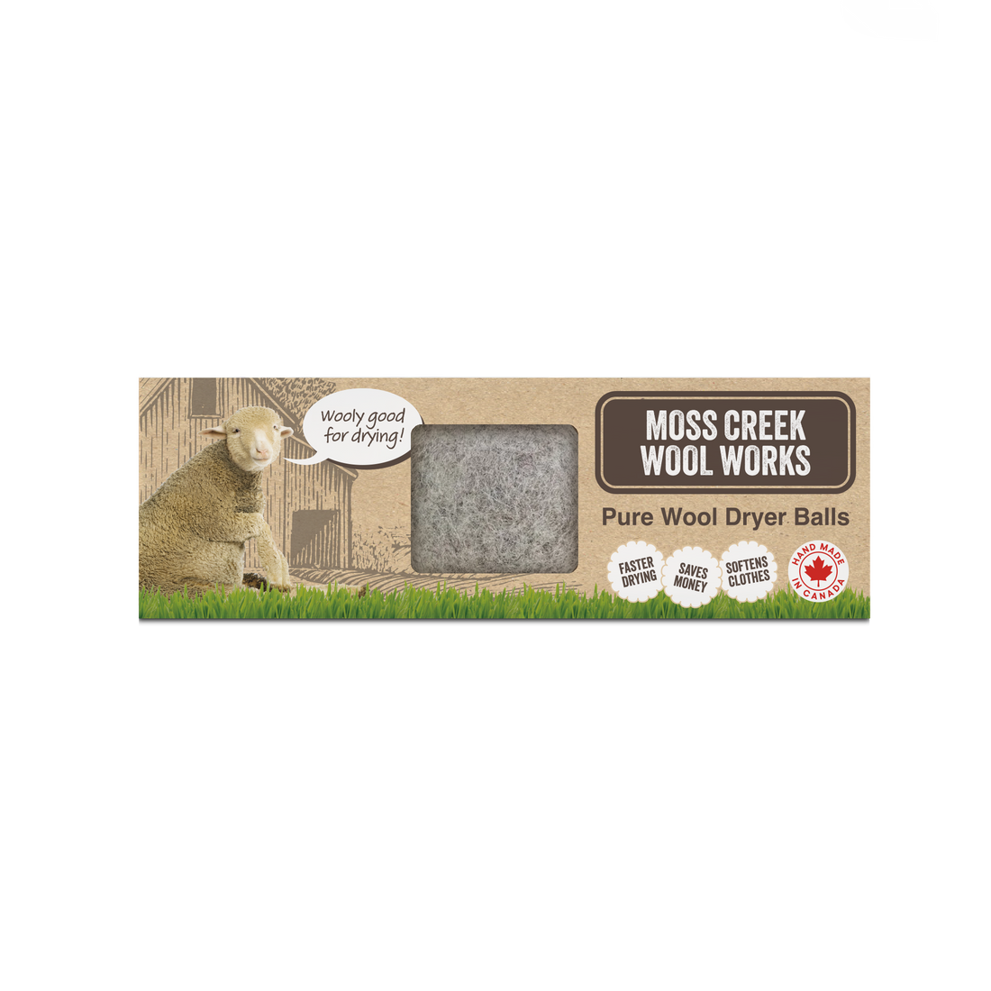 Moss Creek Pure Wool Dryer Balls