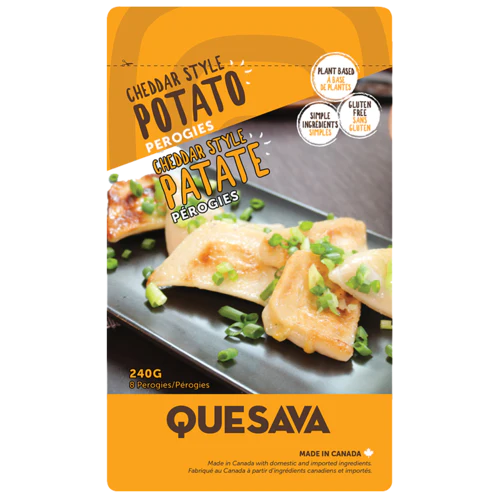 Quesava Cheddar Style Potato Perogies