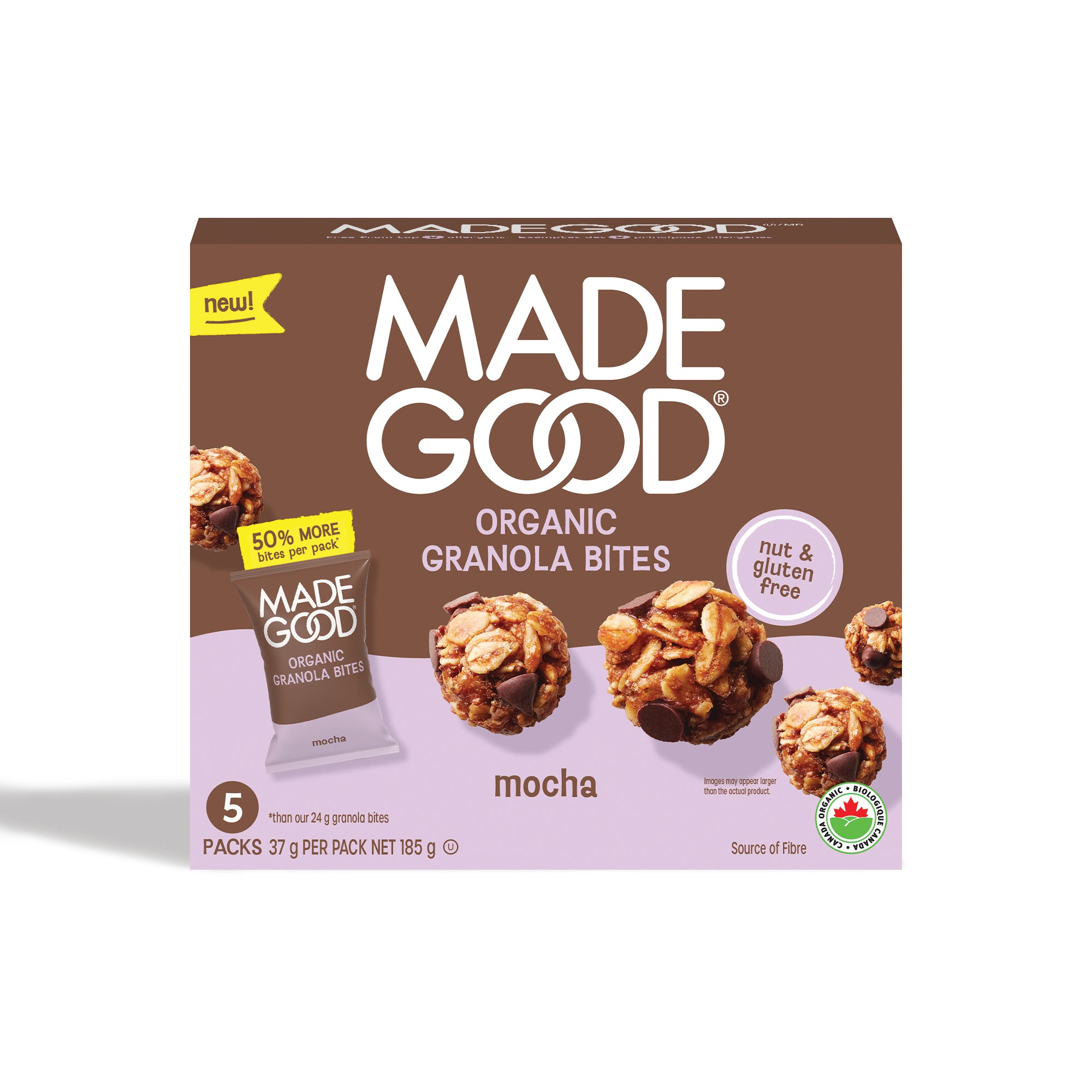 Organic Mocha Granola Bites