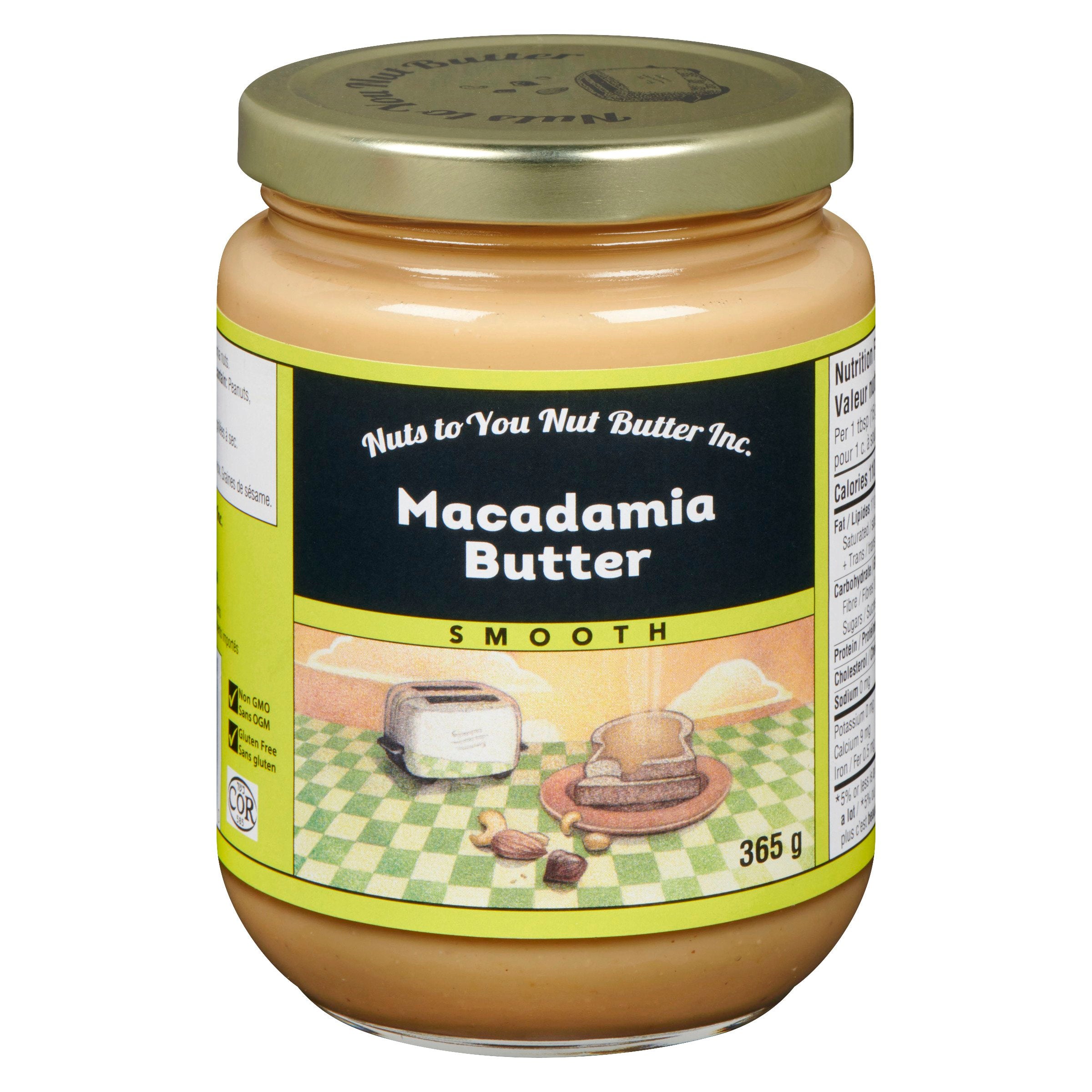 Nuts To You Smooth Macadamia Butter
