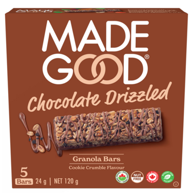 Made Good Chocolate Drizzled Cookie Bar
