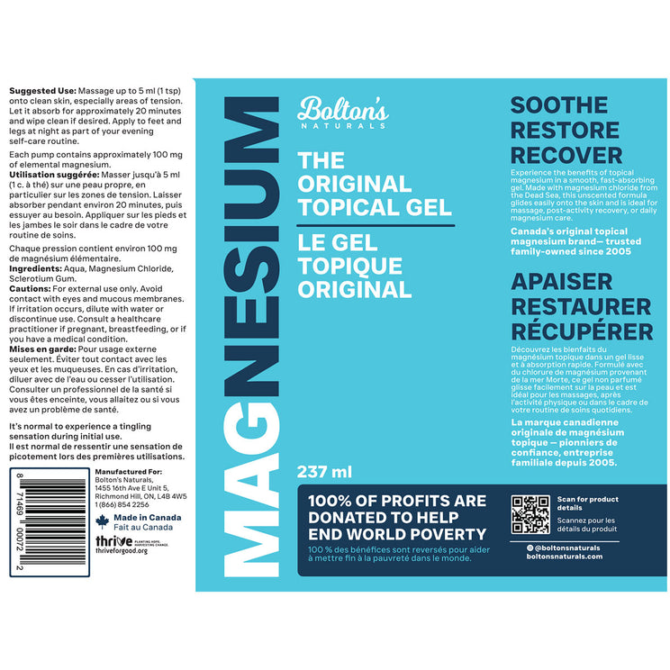 Bolton's The Original Magnesium Gel