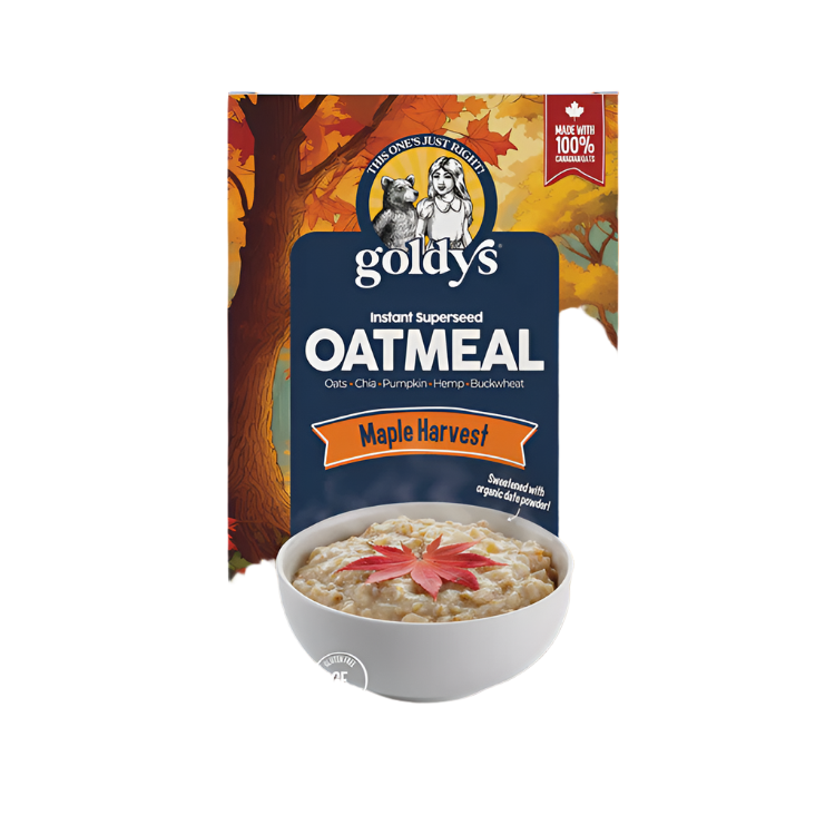 Goldys Maple Harvest Instant Superseed Oatmeal