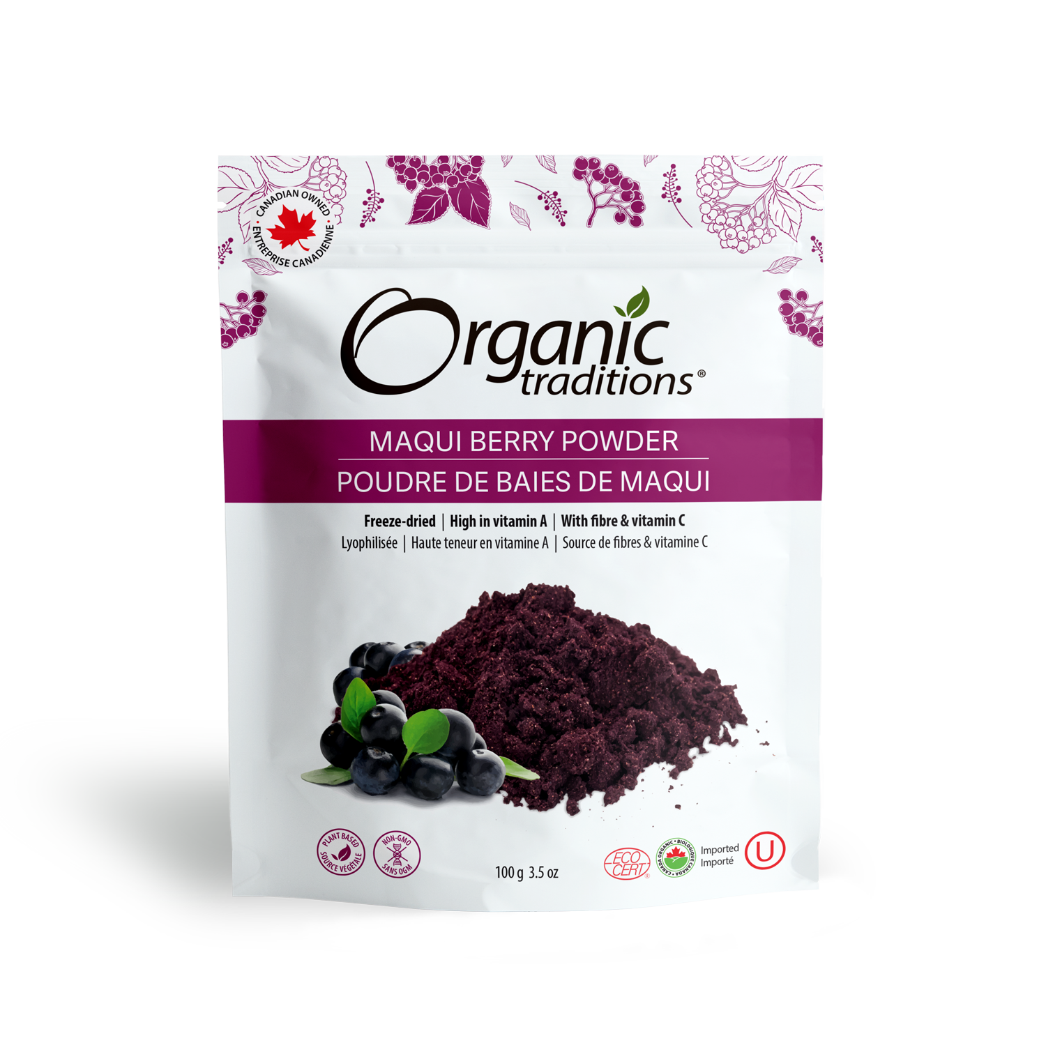 Organic Traditions Organic Freeze Dried Maqui Berry Powder