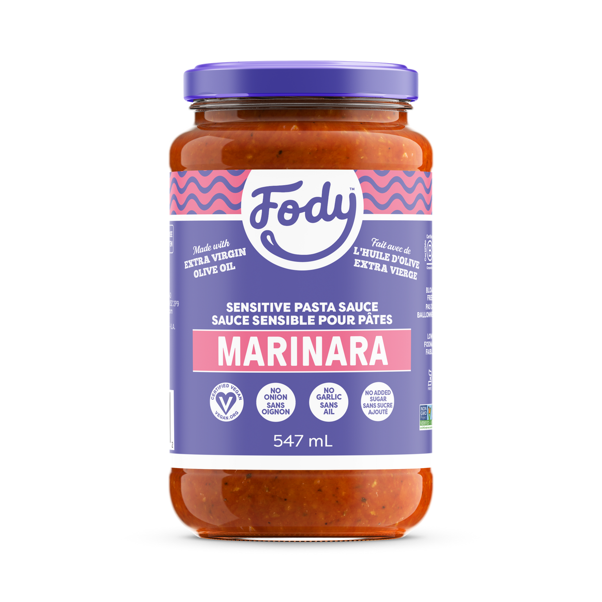 Fody Gluten Free Marinara Sauce