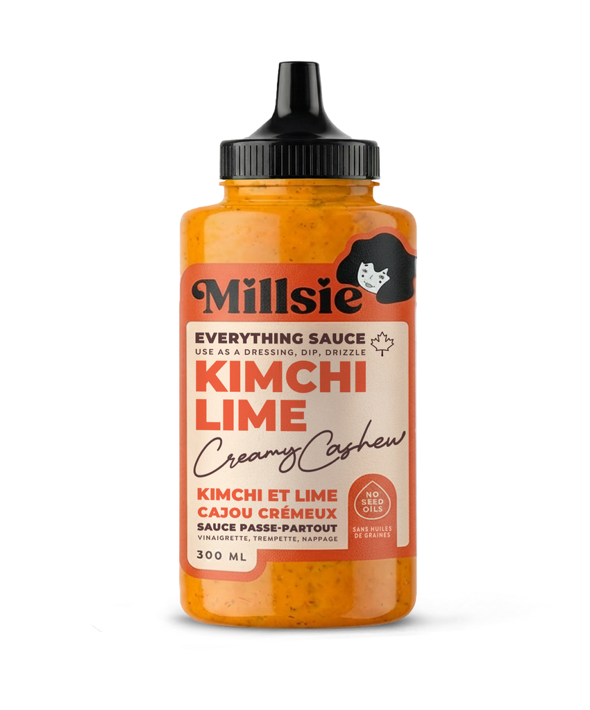 Millsie Kimchi Lime Creamy Cashew Everything Sauce