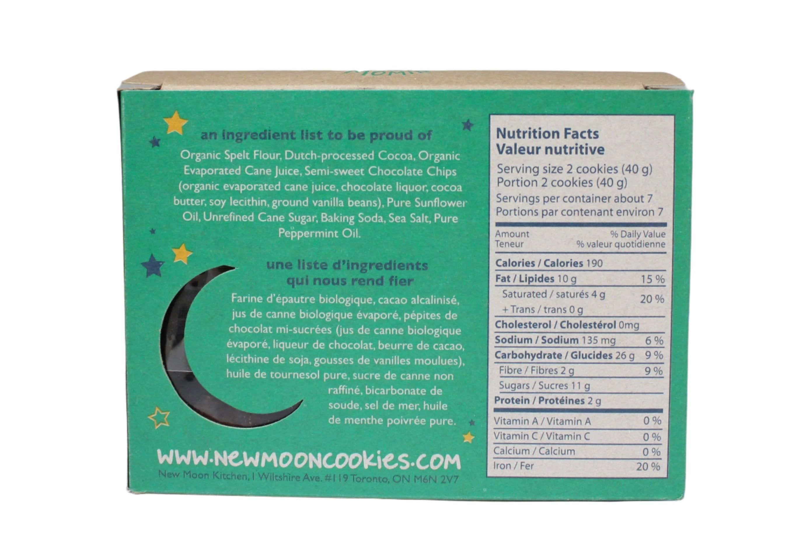 New Moon Kitchen Chocolate Momint Cookie