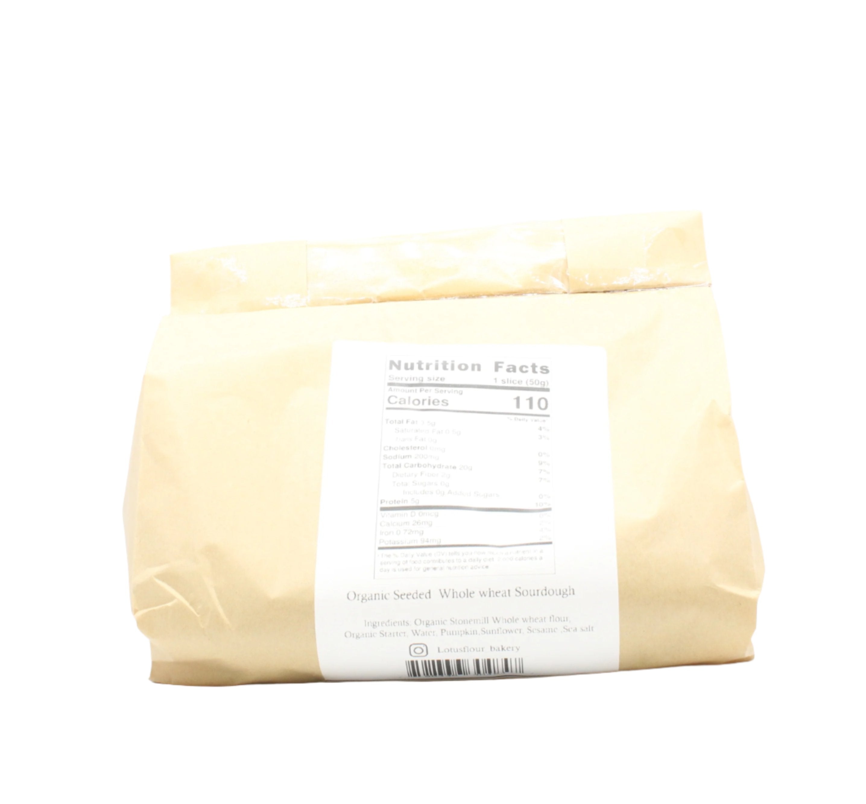 Lotus Flour Bakery Organic Seeded Sourdough Loaf