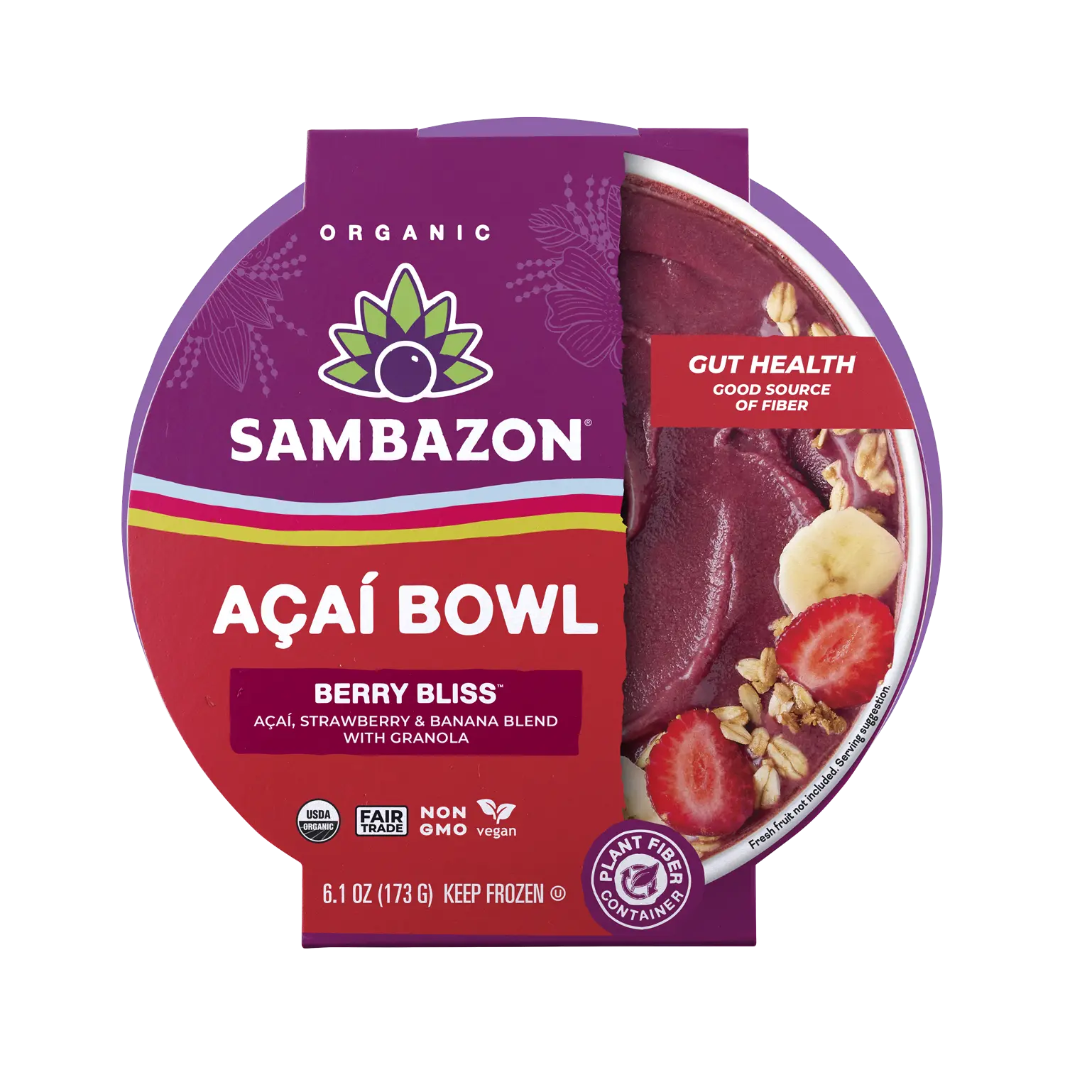 Sambazon Organic Berry Bliss Acai Bowl