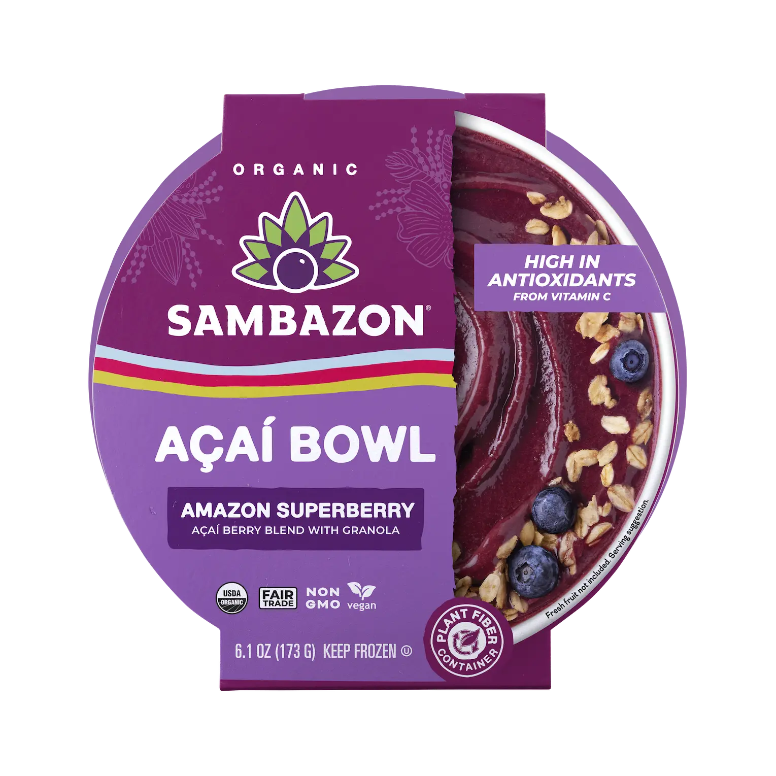 Sambazon Organic Amazon Superberry Acai Bowl