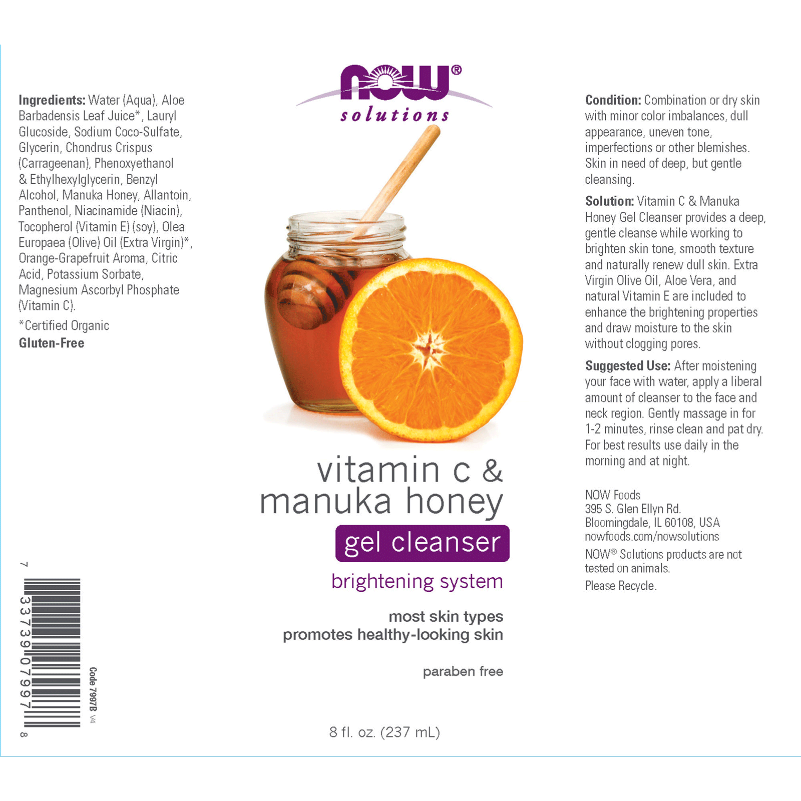 Vitamin C & Manuka Honey Cleanser