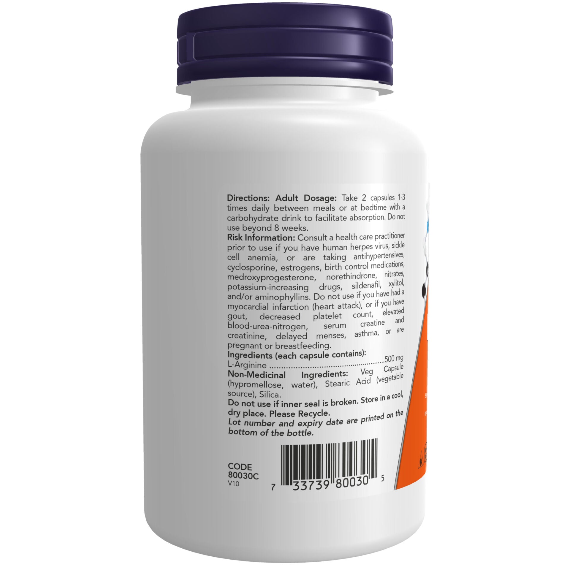 Now L-Arginine - 500mg