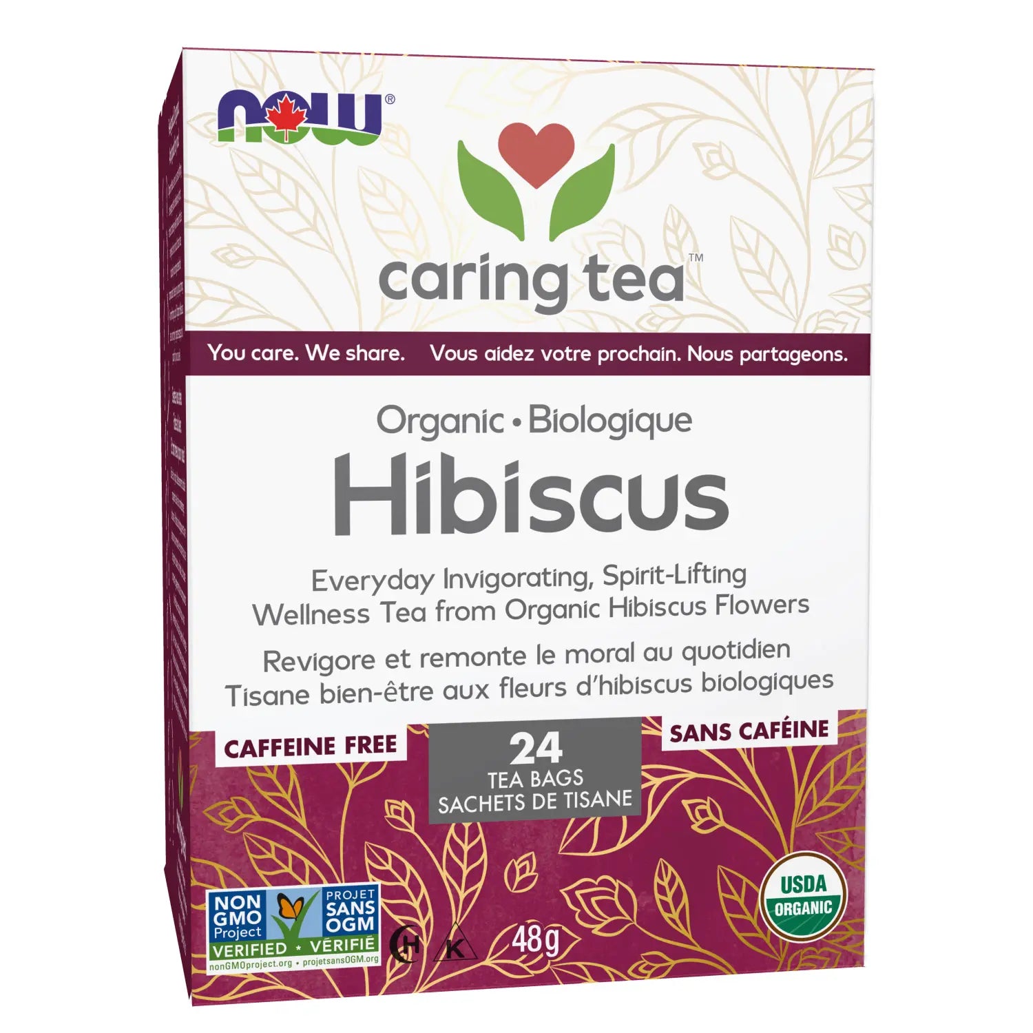 Now Organic Hibiscus Tea
