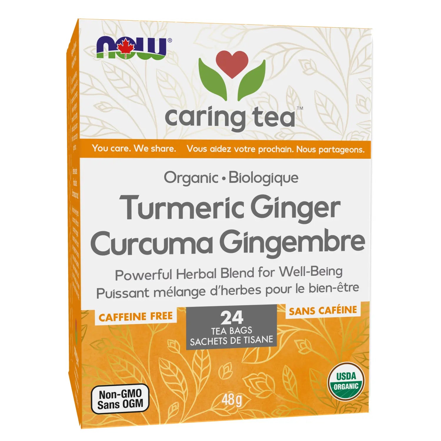 Now Organic Turmeric Ginger Tea