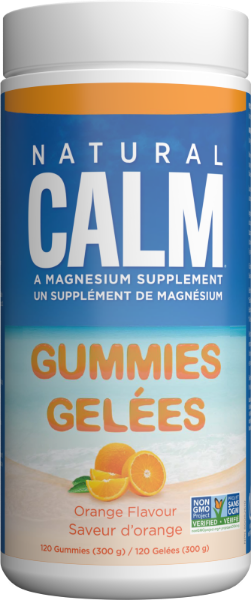 Natural Calm Orange Magnesium Gummies